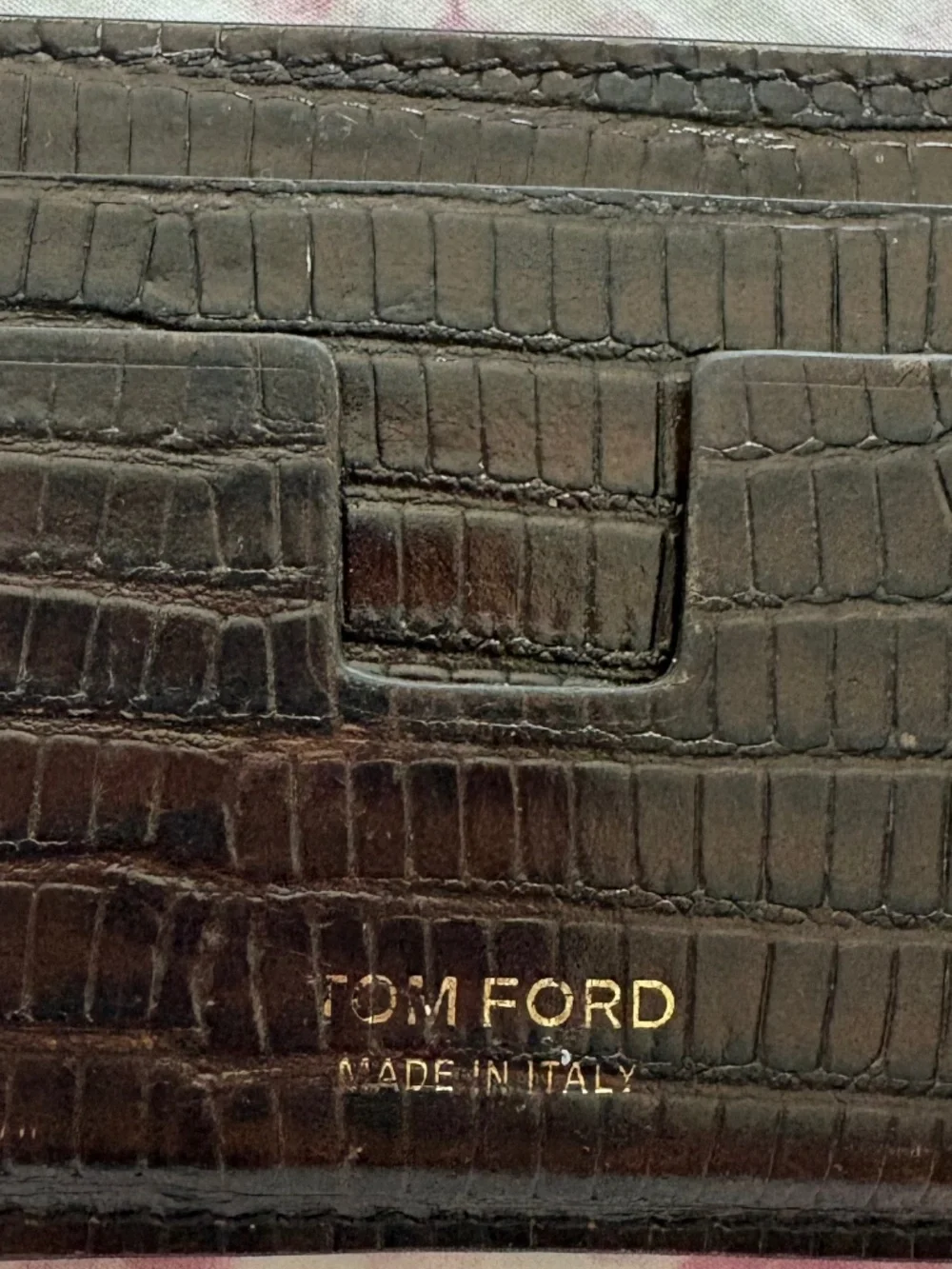 Tom ford crocodile wallet